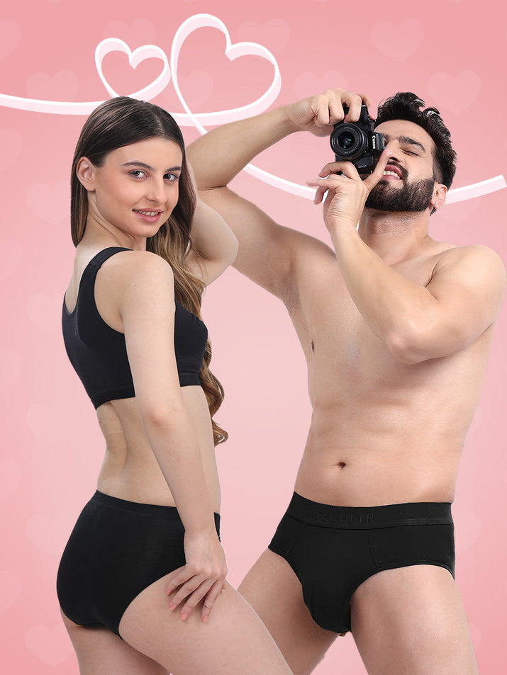 Freecultr: Expressing individuality through diverse underwear styles and colors.