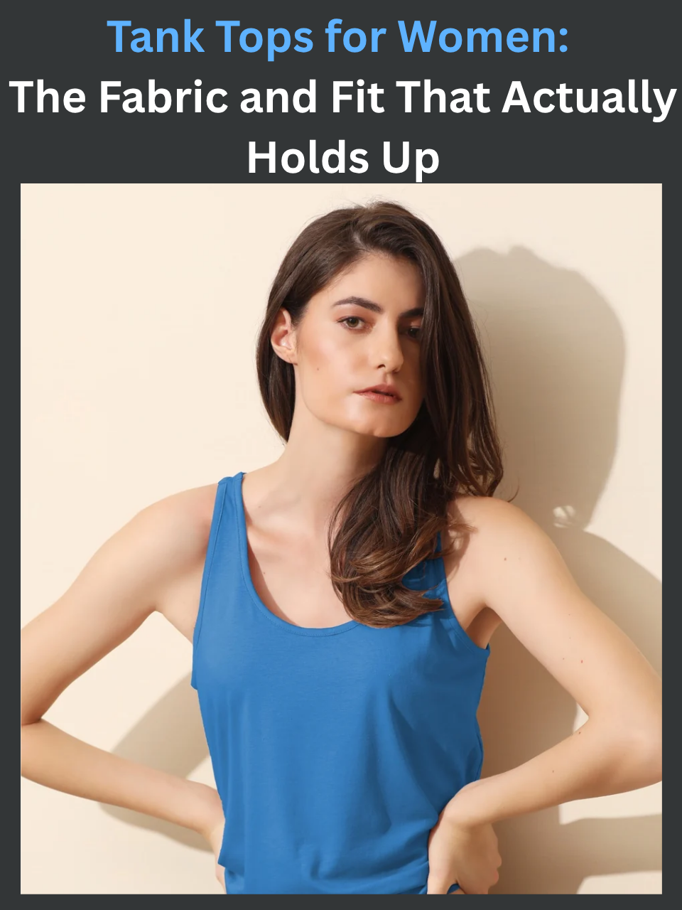Freecultr tank tops for women in bamboo cotton fabric