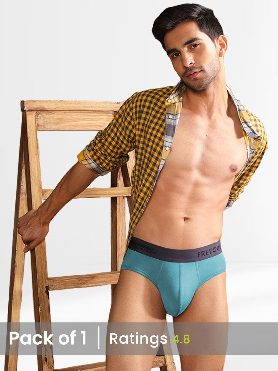 Men's Cotton Briefs – Classic Comfort & Secure Fit