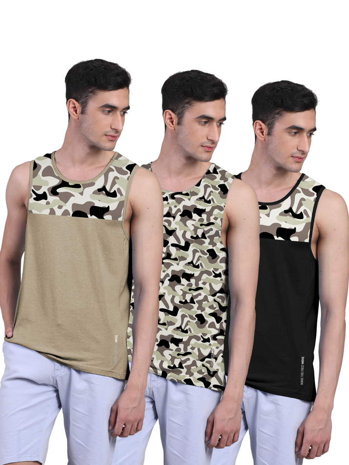 Stay comfortable and environmentally conscious with Men's bamboo vest, made from sustainable bamboo fabric for natural comfort.