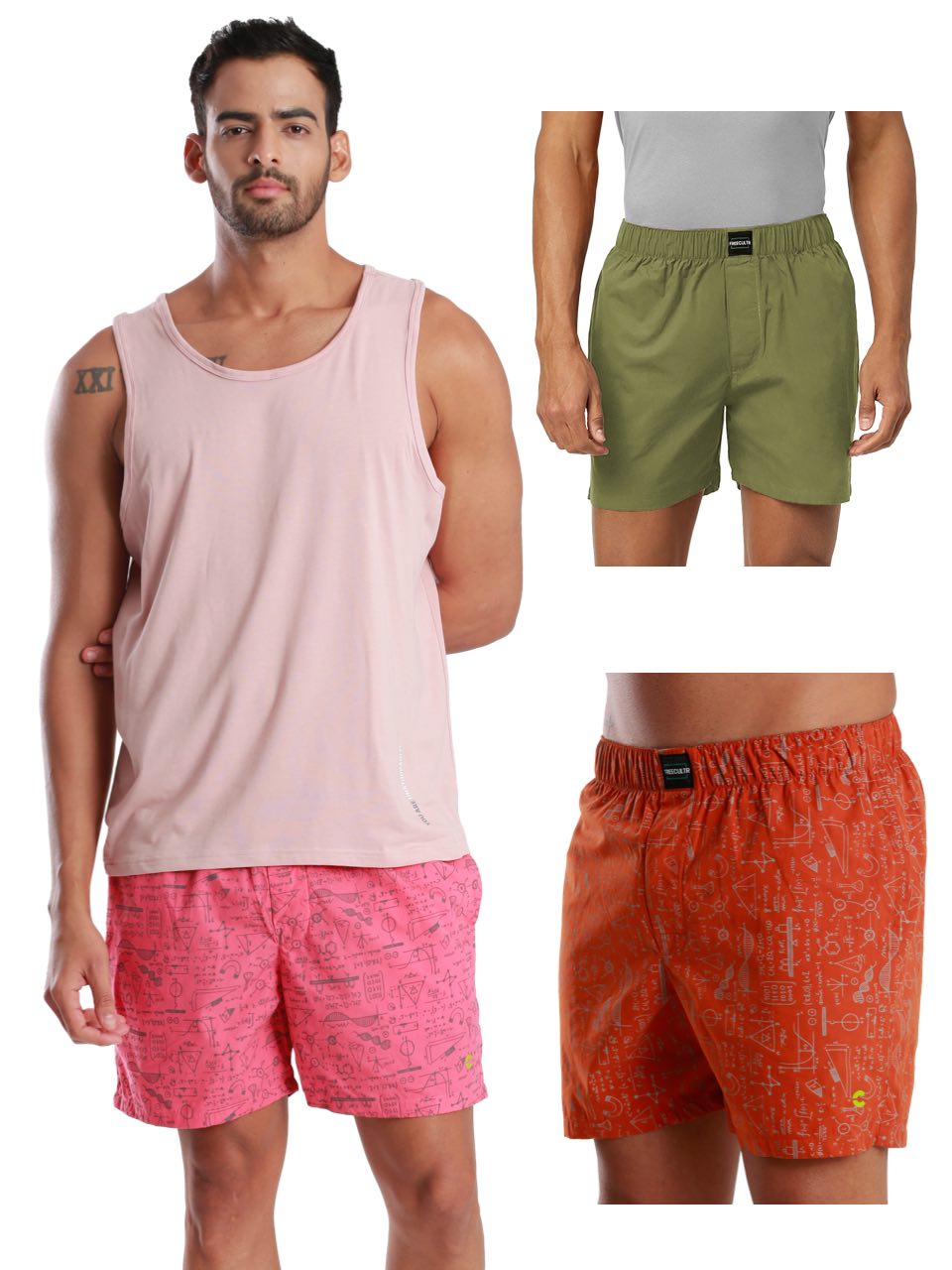 Stay stylish and comfortable with our lightweight boxers for women featuring fashionable prints.