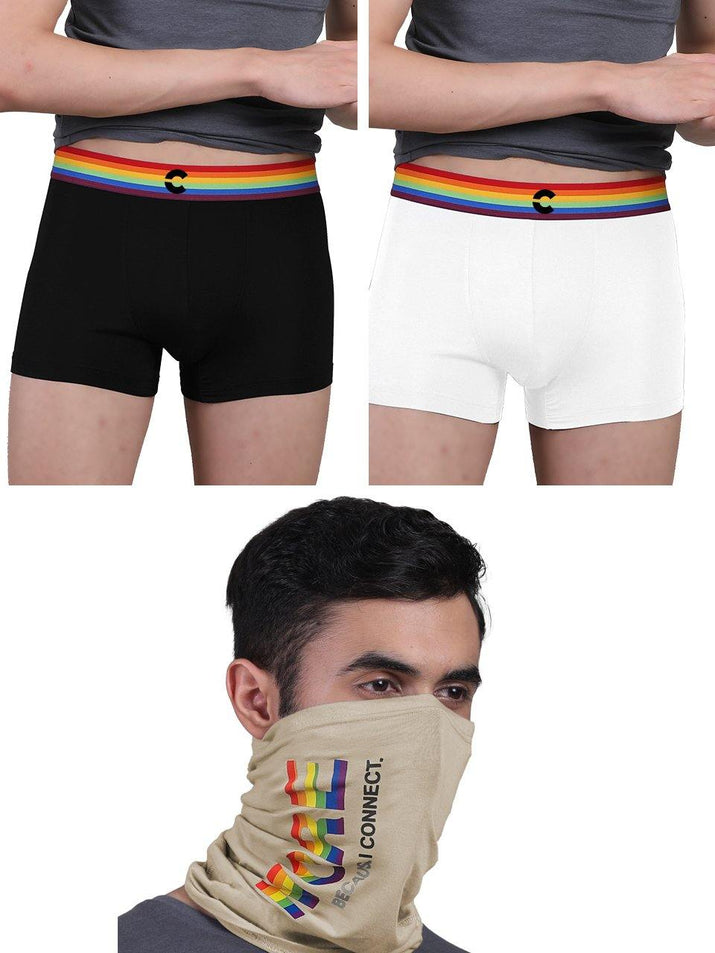 A functional men's bandana designed for superior outdoor performance and robust protection.