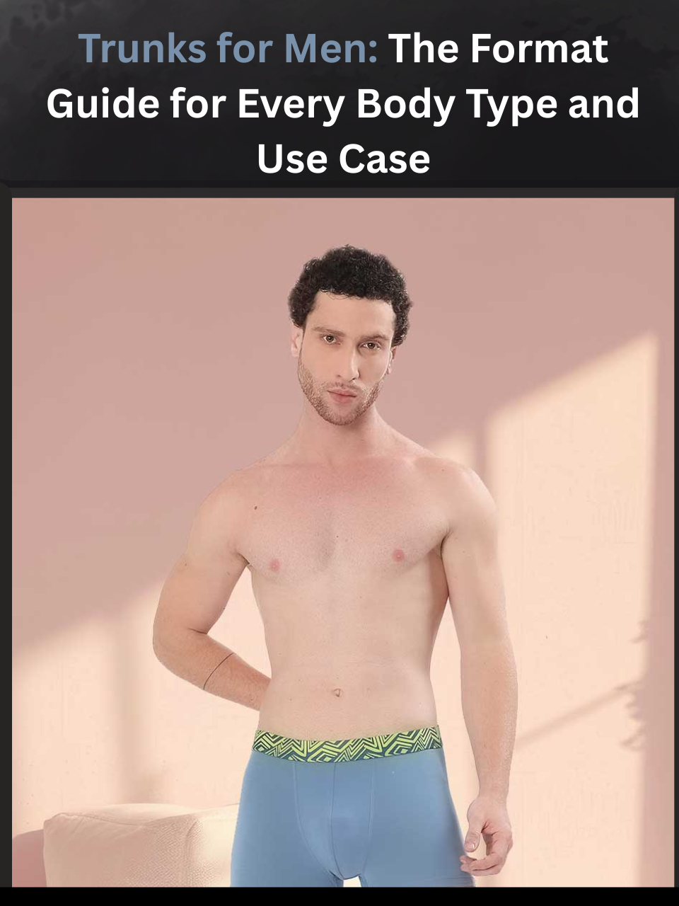 Freecultr trunks for men in micro-modal fabric showing waistband and cut detail in a flat lay against a clean background