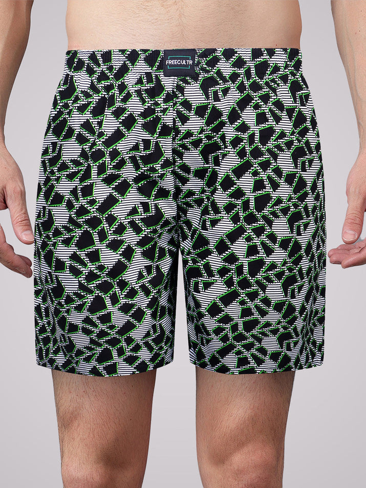 Freecultr's vibrant colors, playful patterns, and modern silhouettes give it a distinctly youthful edge over Jockey's more classic designs.