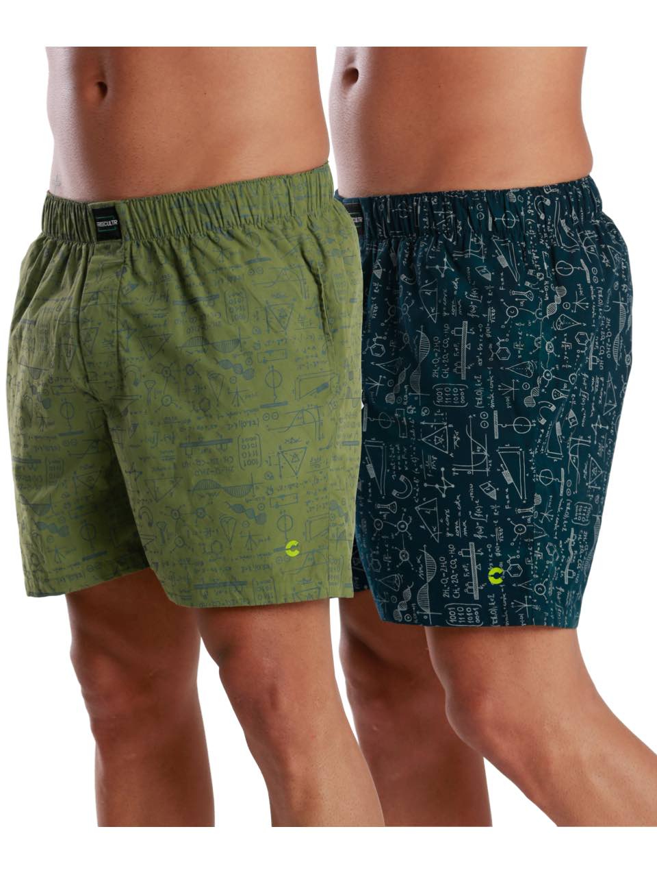 All-Day Printed Boxer Shorts - (Pack of 2)