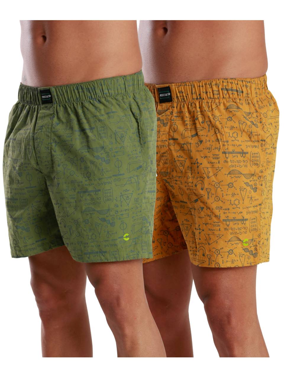 All-Day Printed Boxer Shorts - (Pack of 2)