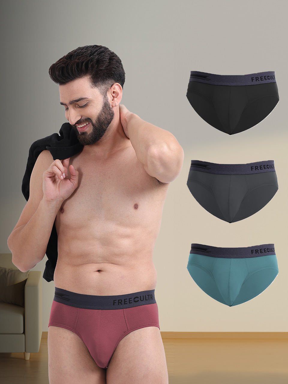 Men's Anti-Bacterial Micro Modal Brief (Pack of 4)