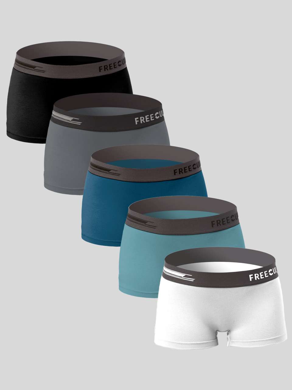 Women's Micro Modal Boy Shorts (Pack of 5)