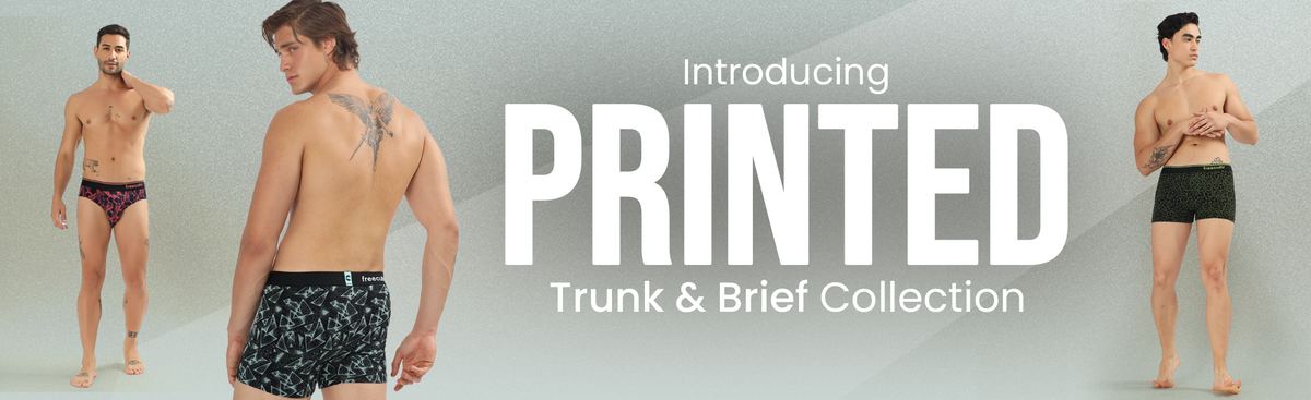 Freecultr mens printed underwear. fun printed trunks, briefs India