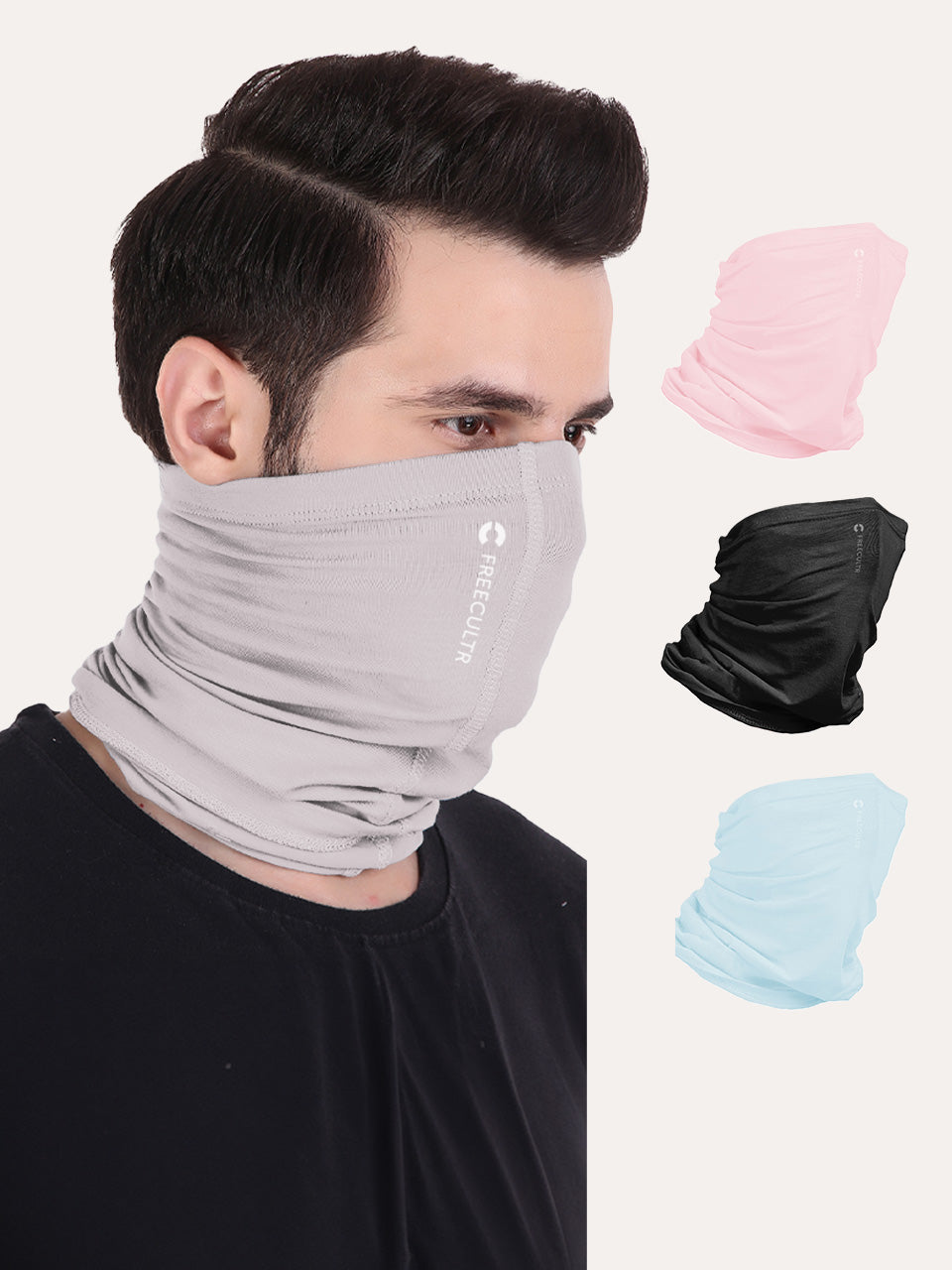 Unisex Organic Bandana Masks - Plain (Pack of 4)