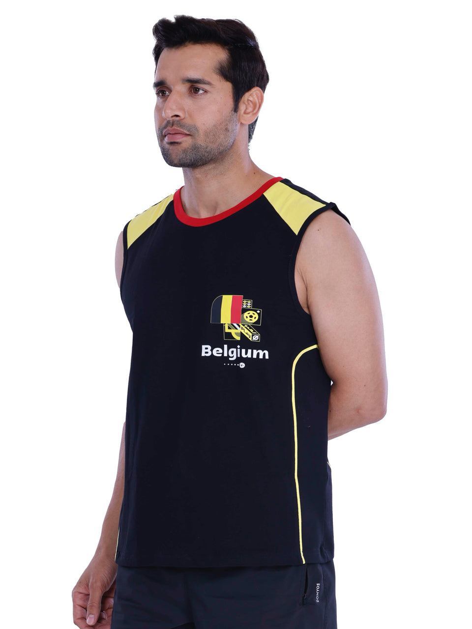 FIFA Printed BCI Stretch Cotton Active Tank (Pack of 1)