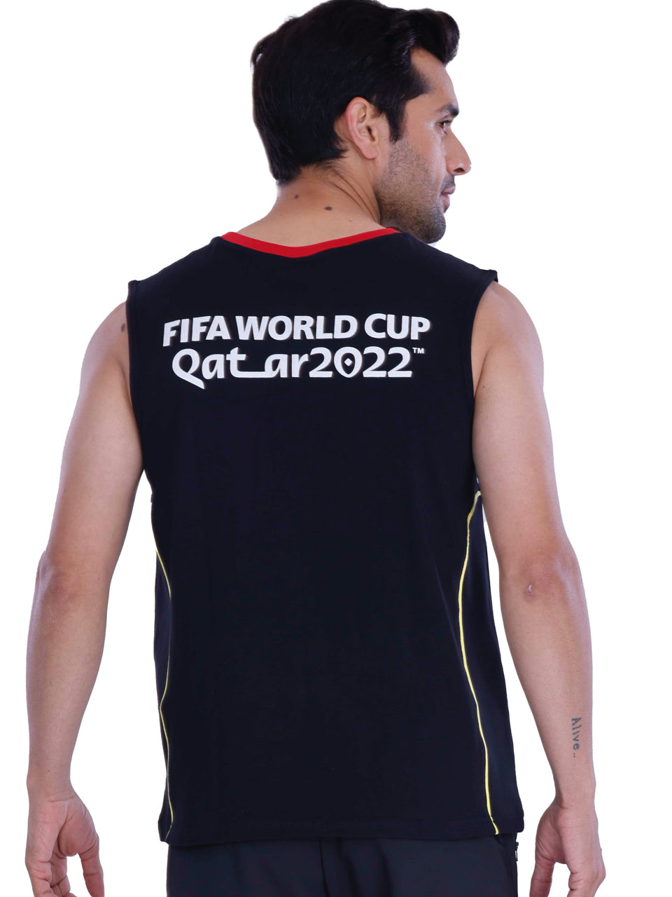 FIFA Printed BCI Stretch Cotton Active Tank (Pack of 1)