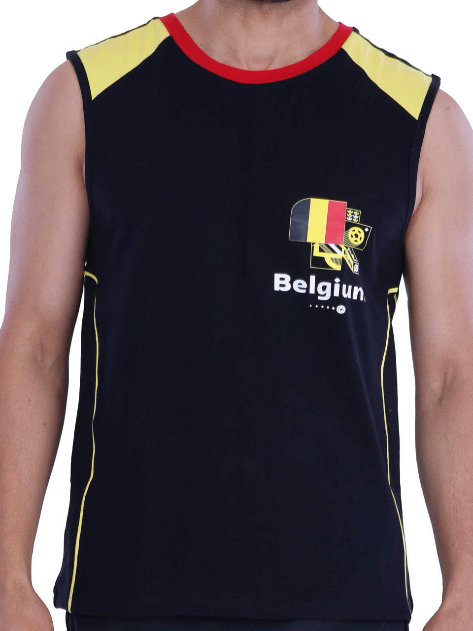 FIFA Printed BCI Stretch Cotton Active Tank (Pack of 1)