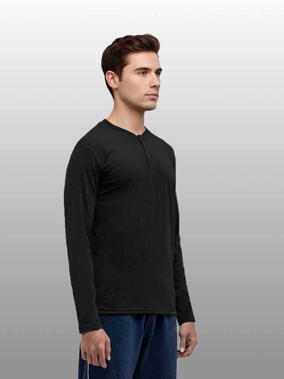 Men's Henley T-shirt Fullsleeve | Freecultr