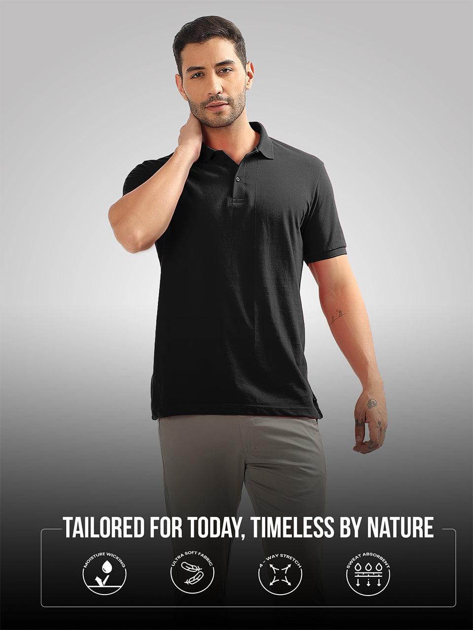 Organic Cotton Polo T-Shirt Pack of 2