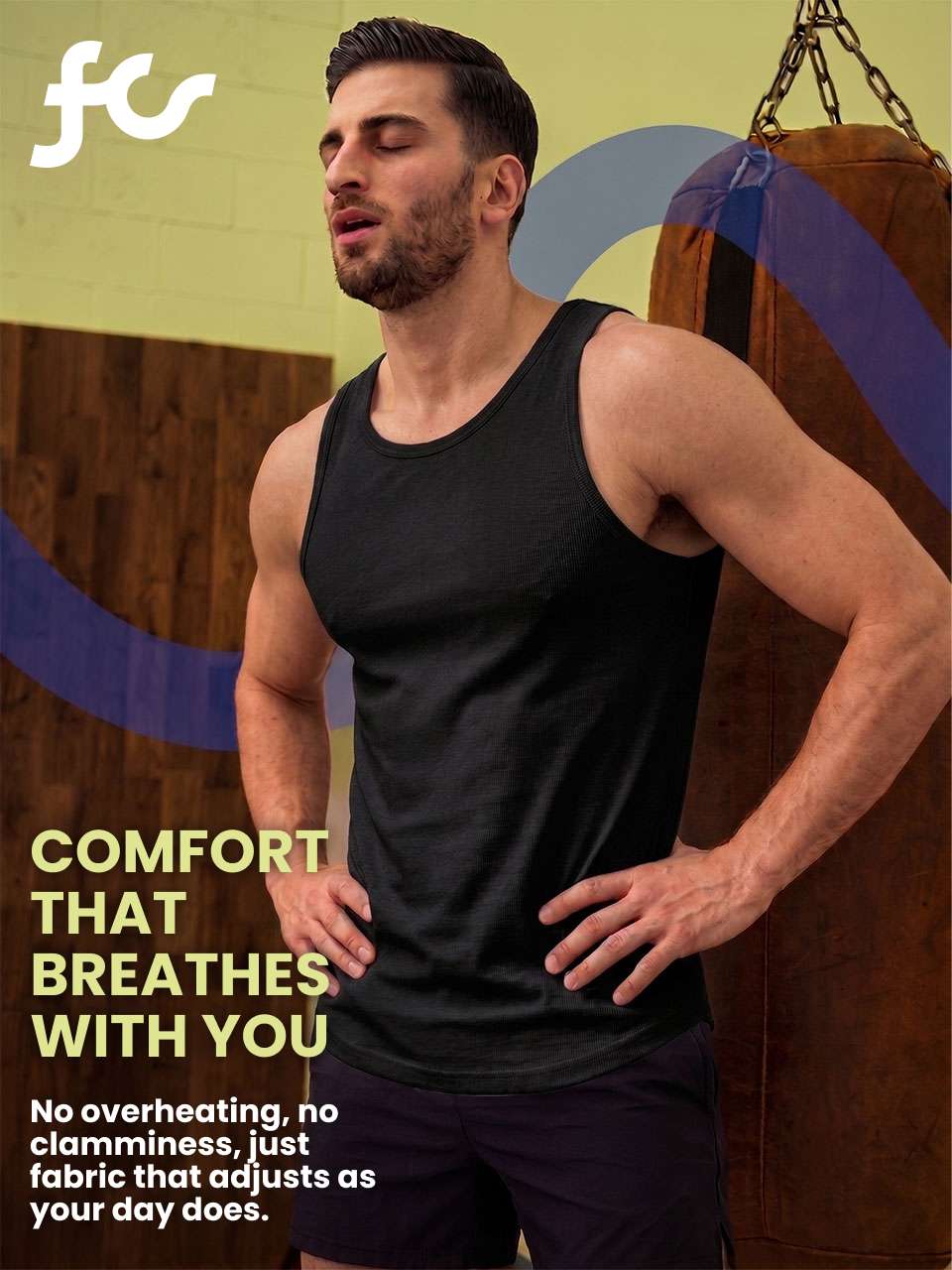 Twin Skin Organic Bamboo Vest - Comfort Fit (Pack Of 1)
