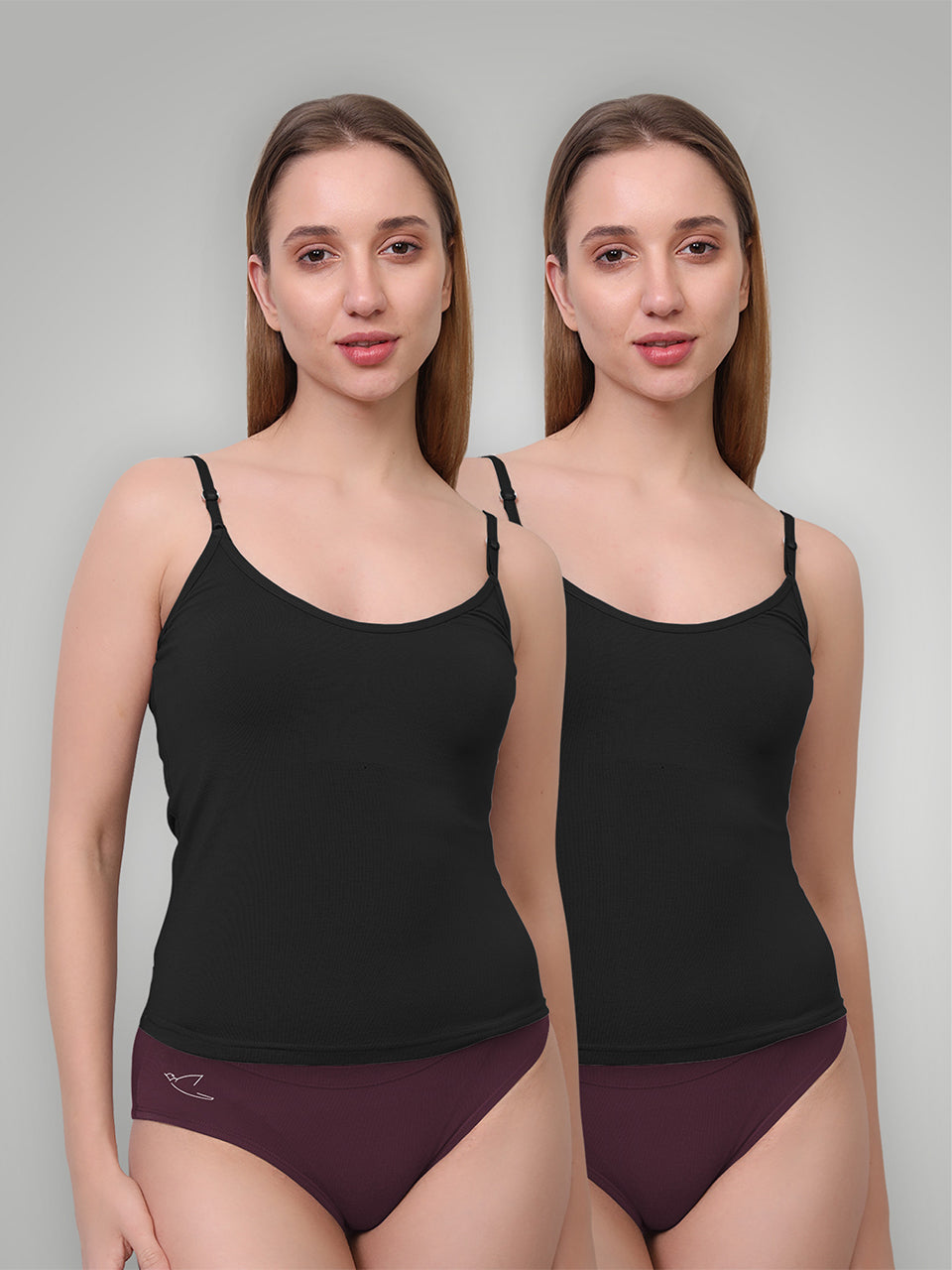 Ultra-Soft Micromodal Camisole Top - Pack of 2