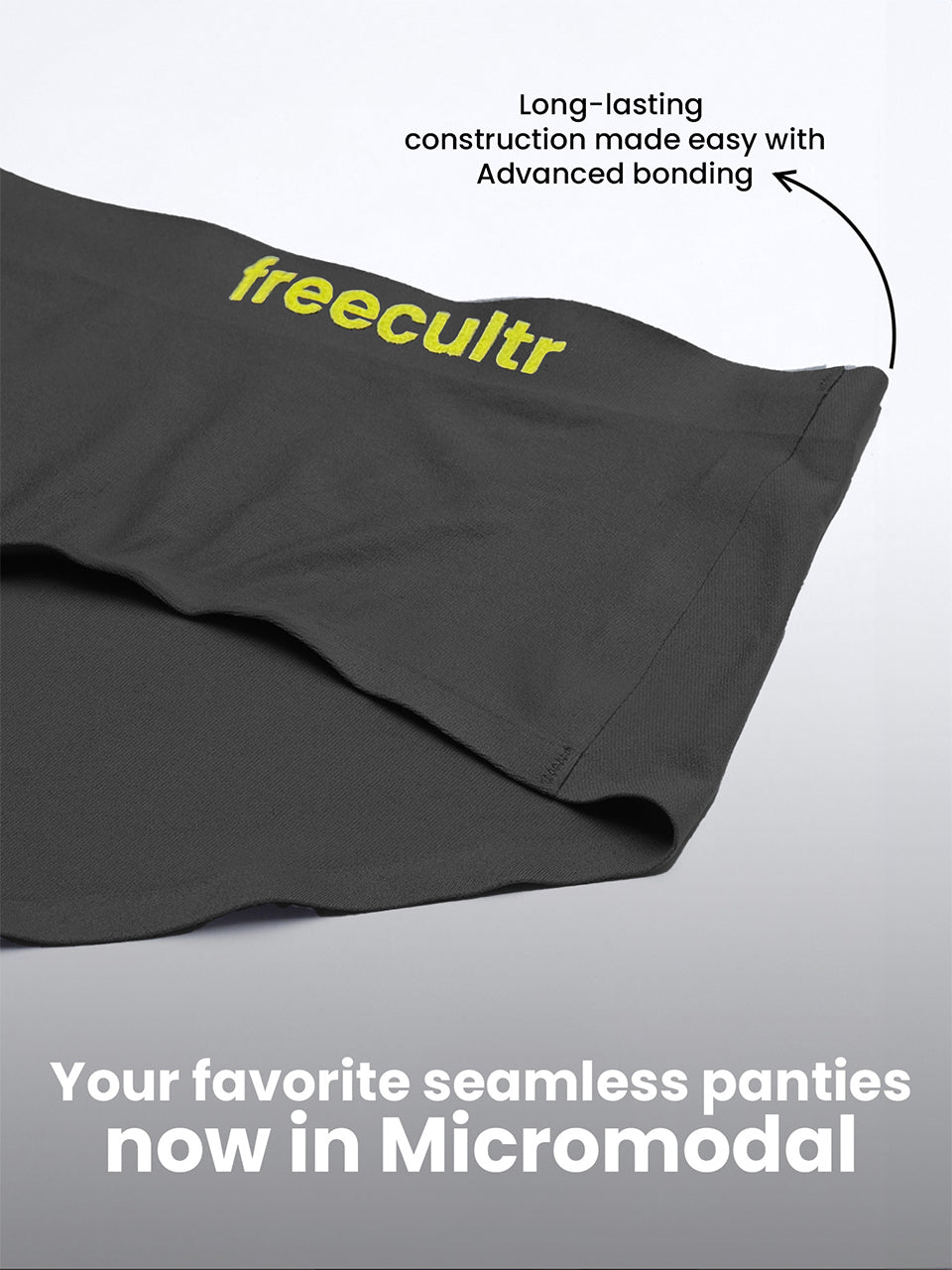 Seamless No Show Micro Modal Hipster panties pack of 2