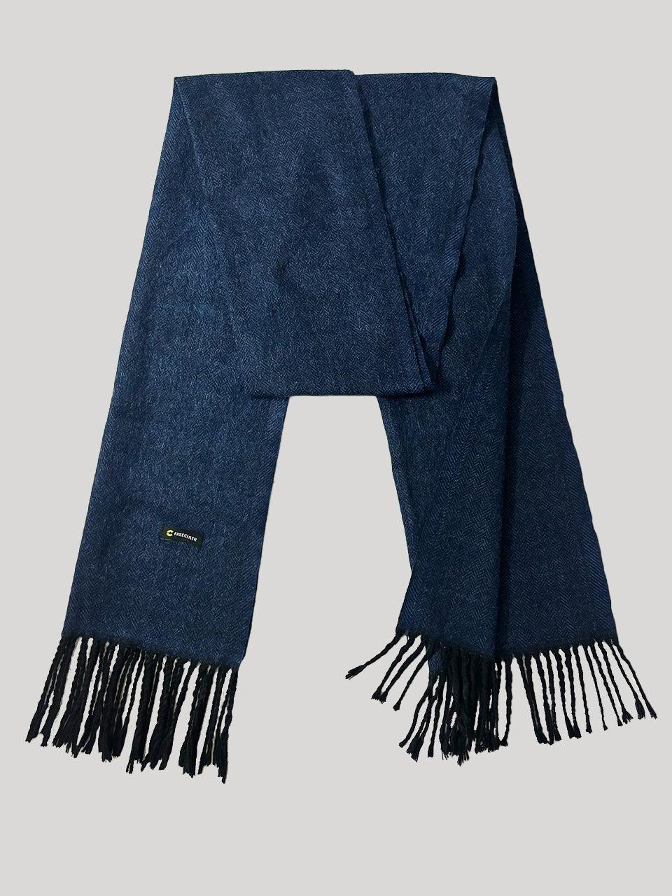 Unisex Acrylic Warm Muffler Blue