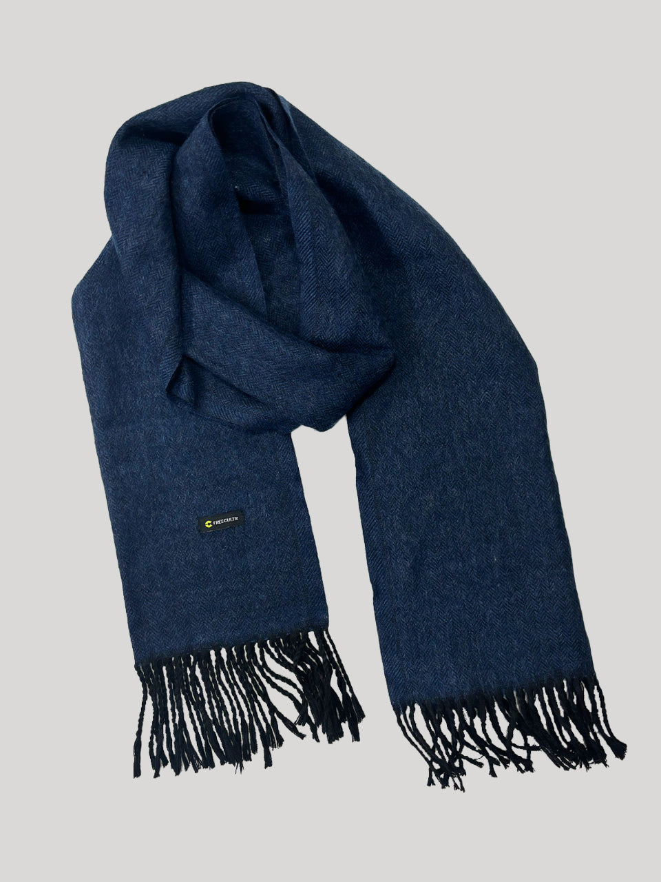 Unisex Acrylic Warm Muffler Blue