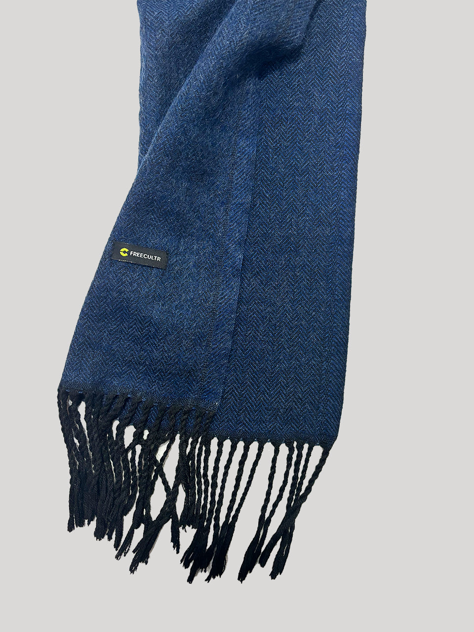 Unisex Acrylic Warm Muffler Blue