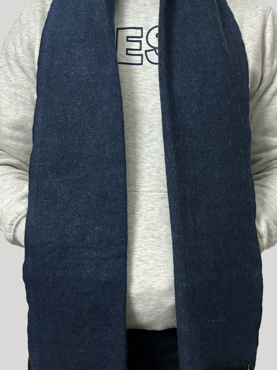 Unisex Acrylic Warm Muffler Blue