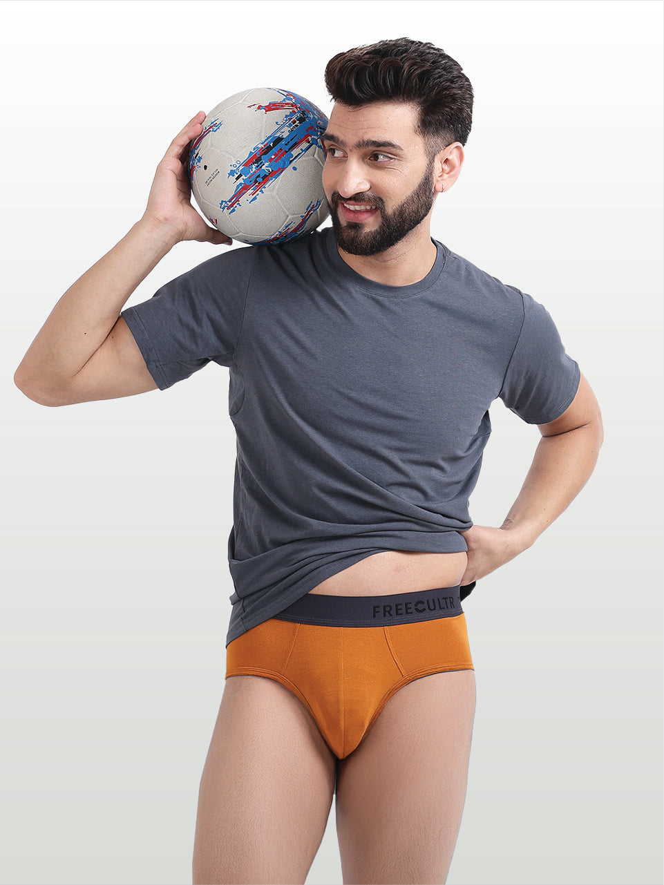 Men's Anti-Bacterial Micro Modal Brief in Contrast Waistband (Pack of 1)