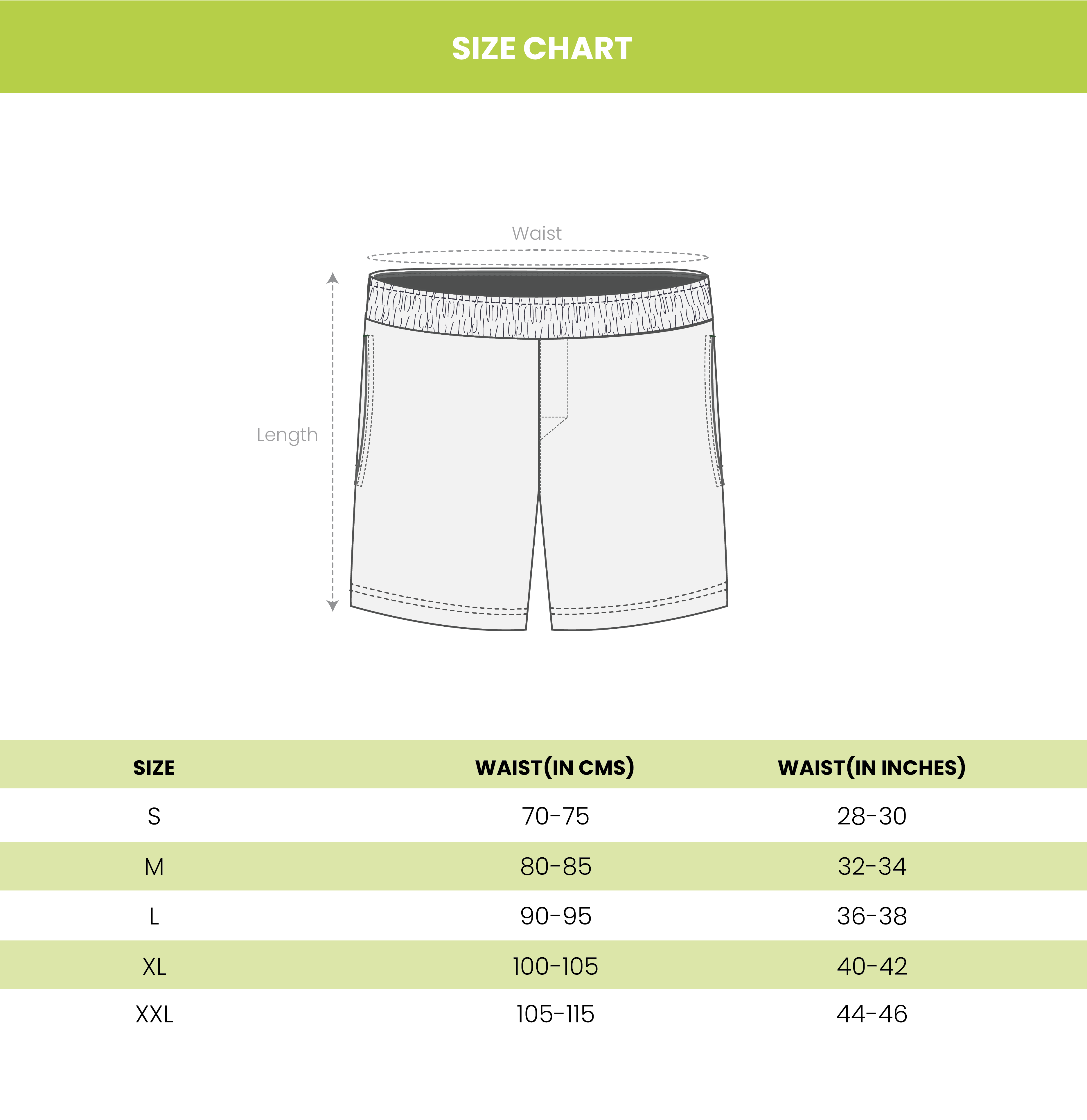 size chart image