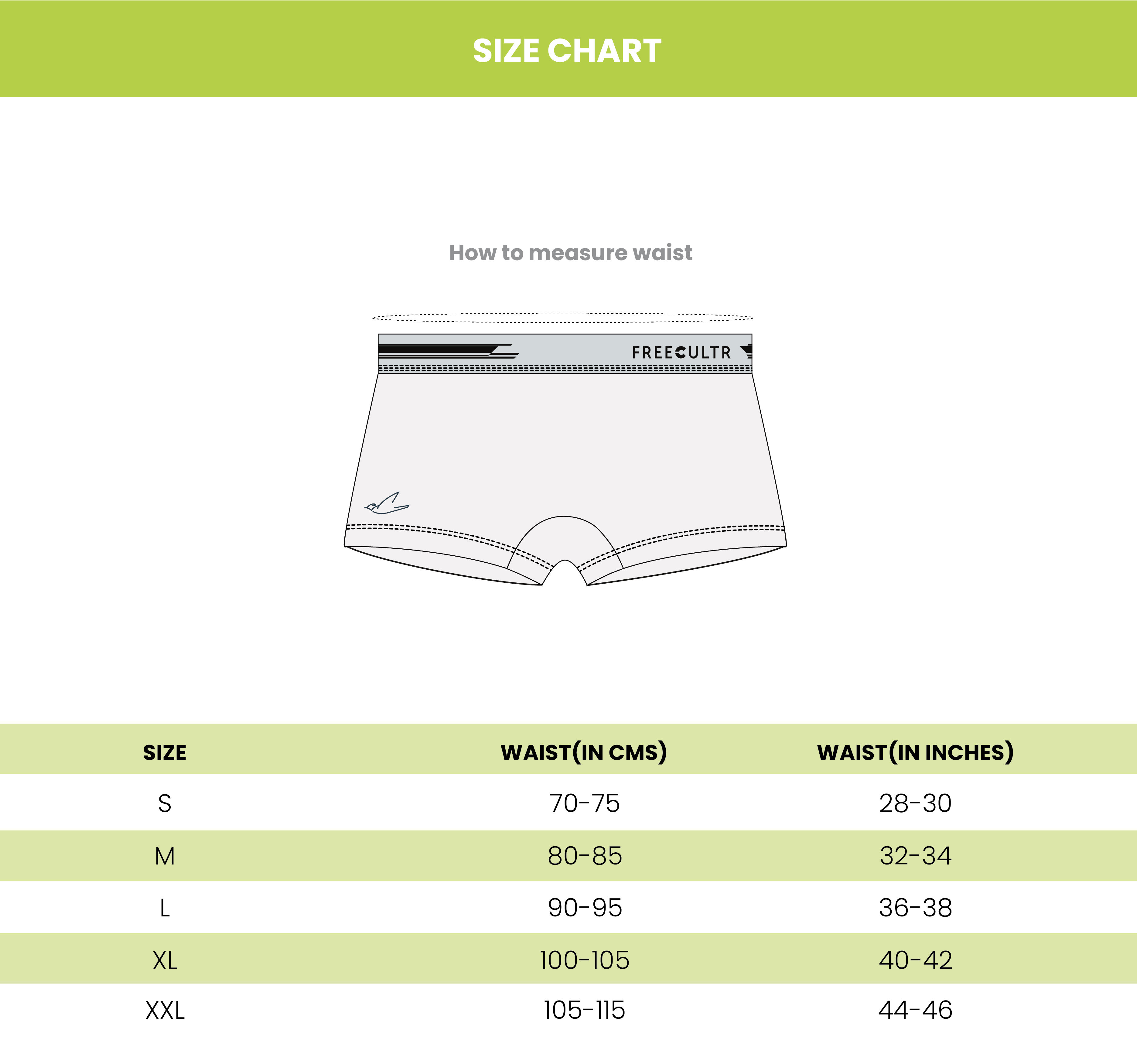 size chart image