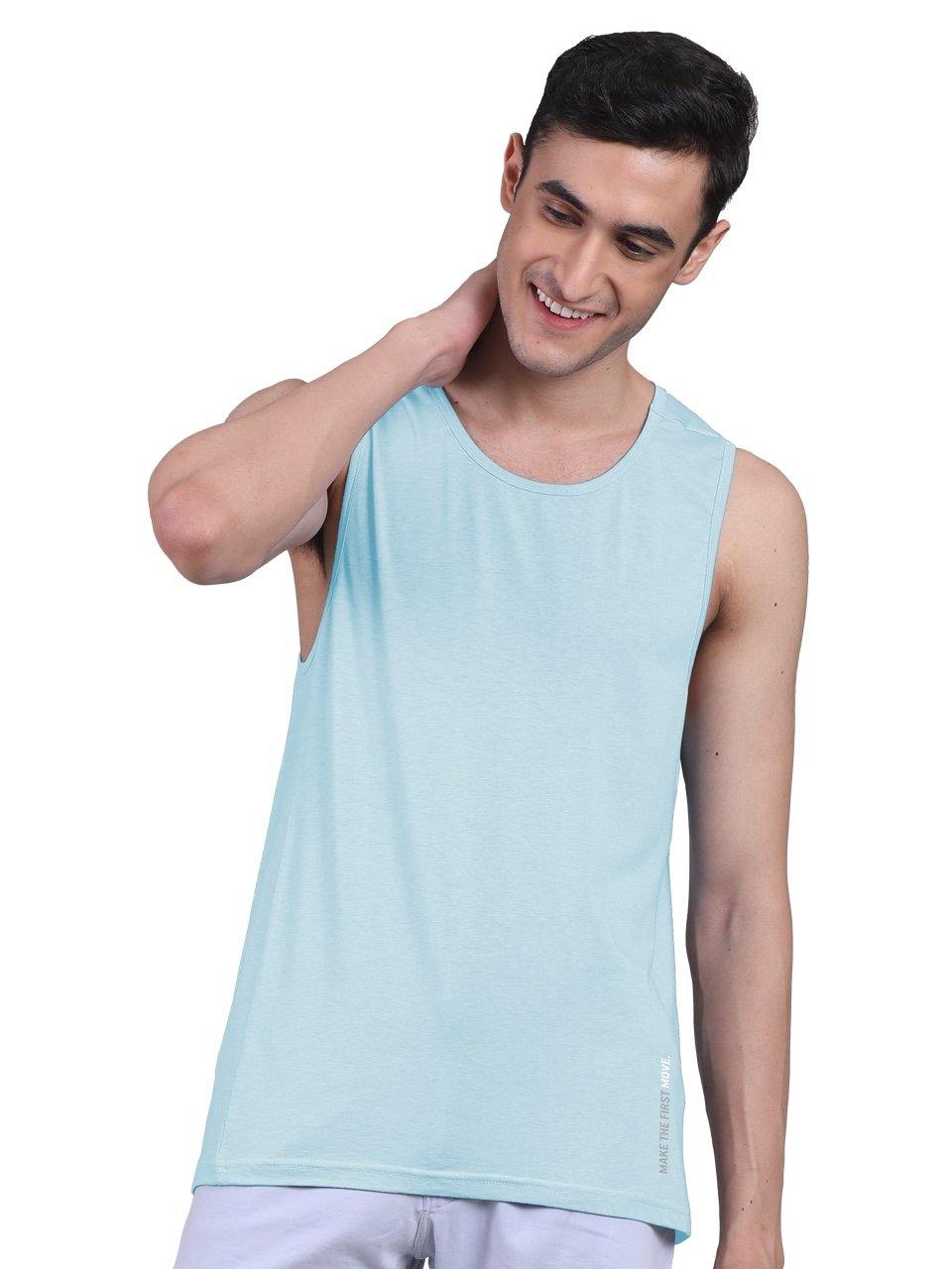 Twin Skin Organic Bamboo Vest - Active Fit (Pack of 2)