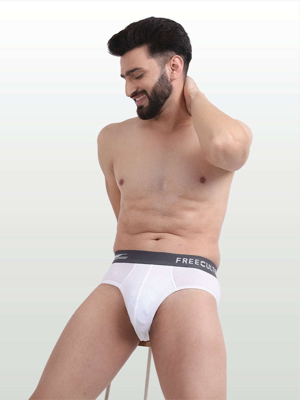 Men's Anti-Bacterial Micro Modal Brief in Contrast Waistband (Pack of 1)