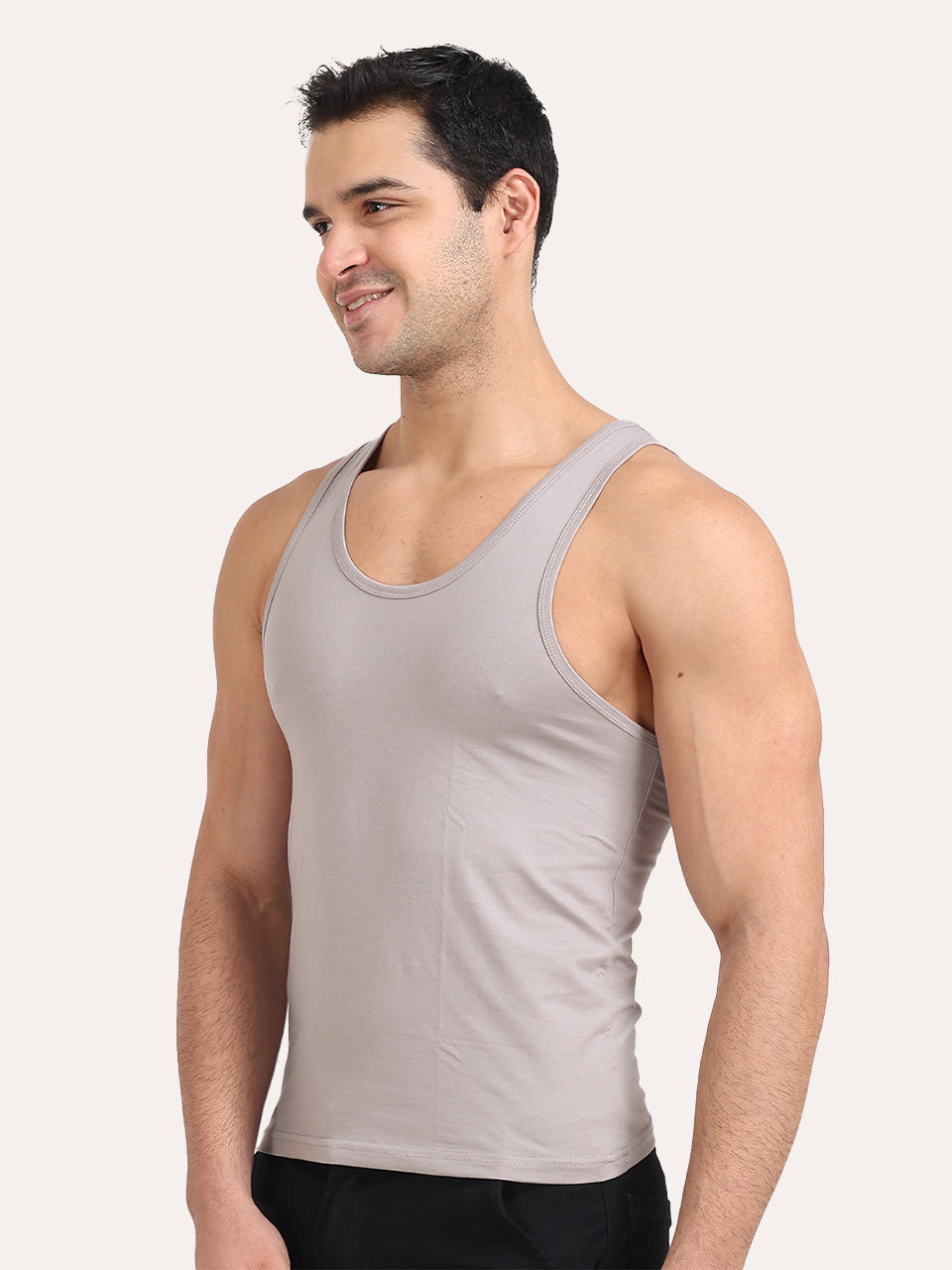 Regular Fit Organic Cotton Comfort Vest for Men-Pack of 3