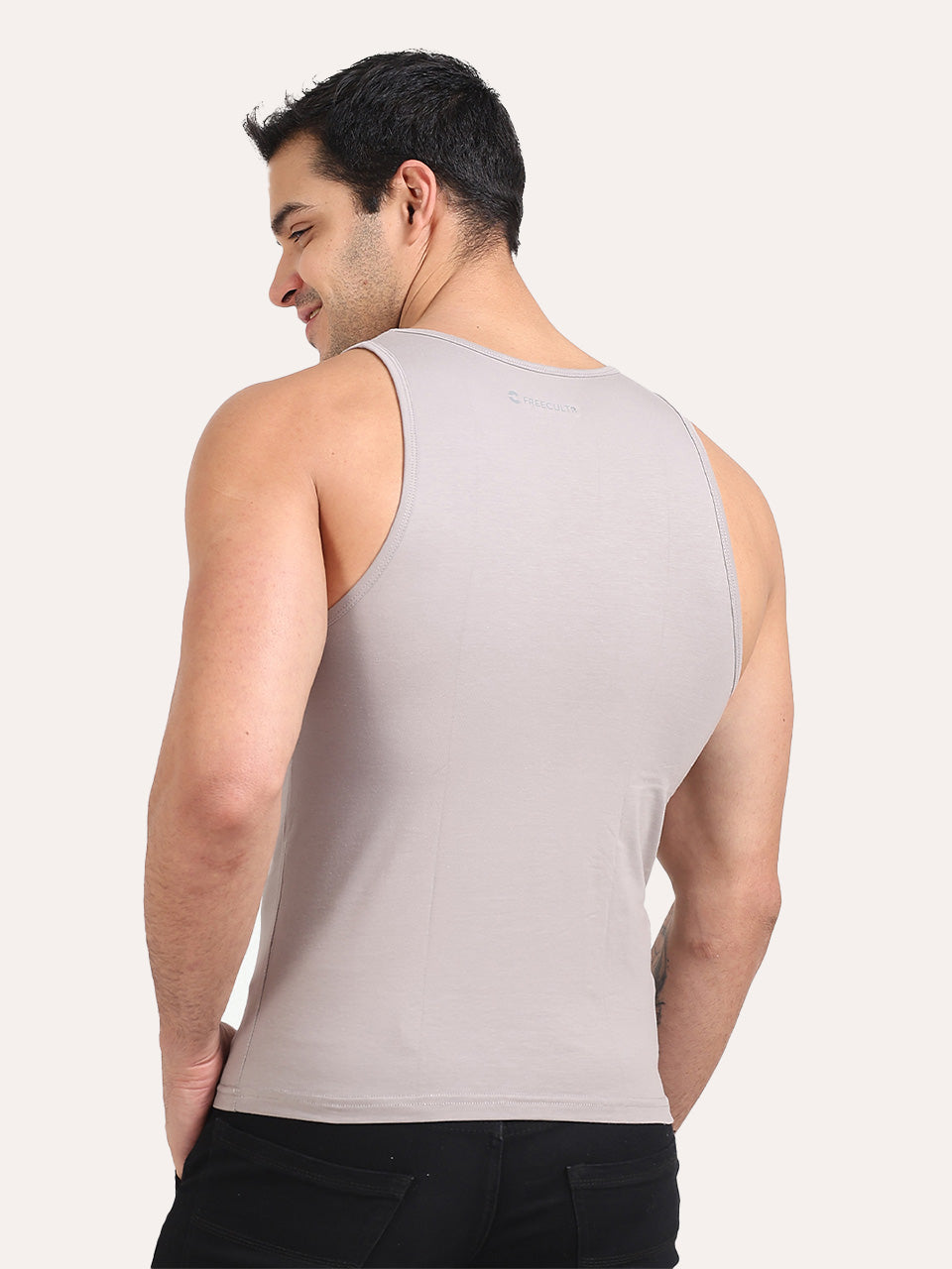 Regular Fit Organic Cotton Comfort Vest for Men-Pack of 3