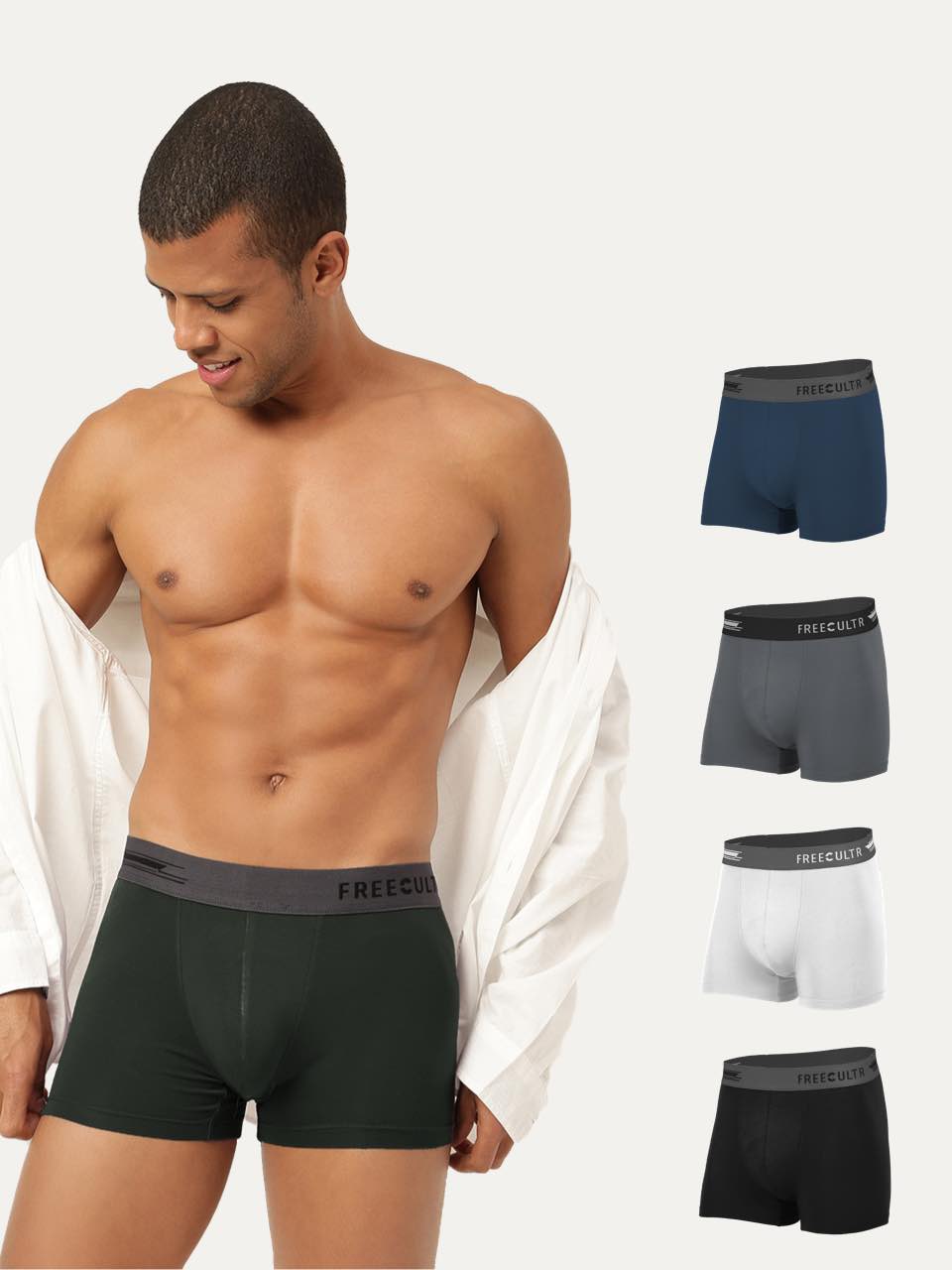 Men's Anti-Bacterial Micro Modal Trunk (Pack of 5)