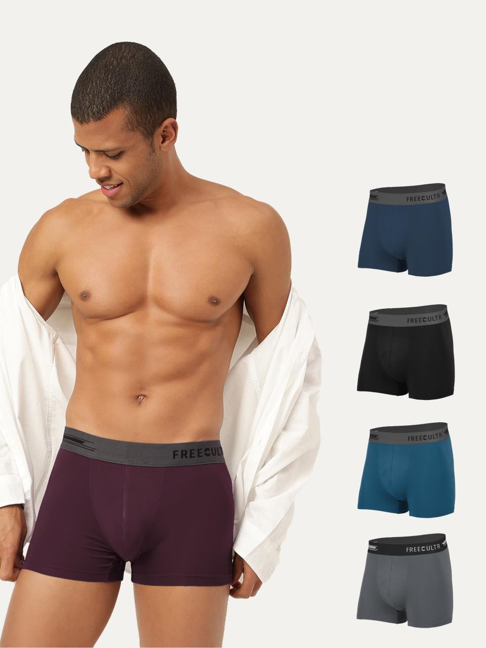 Men's Anti-Bacterial Micro Modal Trunk (Pack of 5)