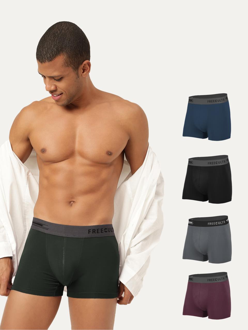 Men's Anti-Bacterial Micro Modal Trunk (Pack of 5)