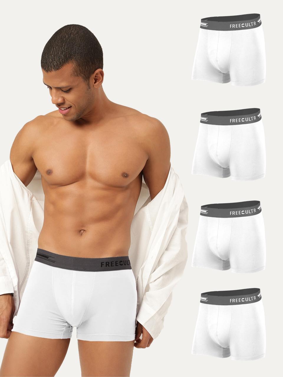 Men's Anti-Bacterial Micro Modal Trunk (Pack of 5)