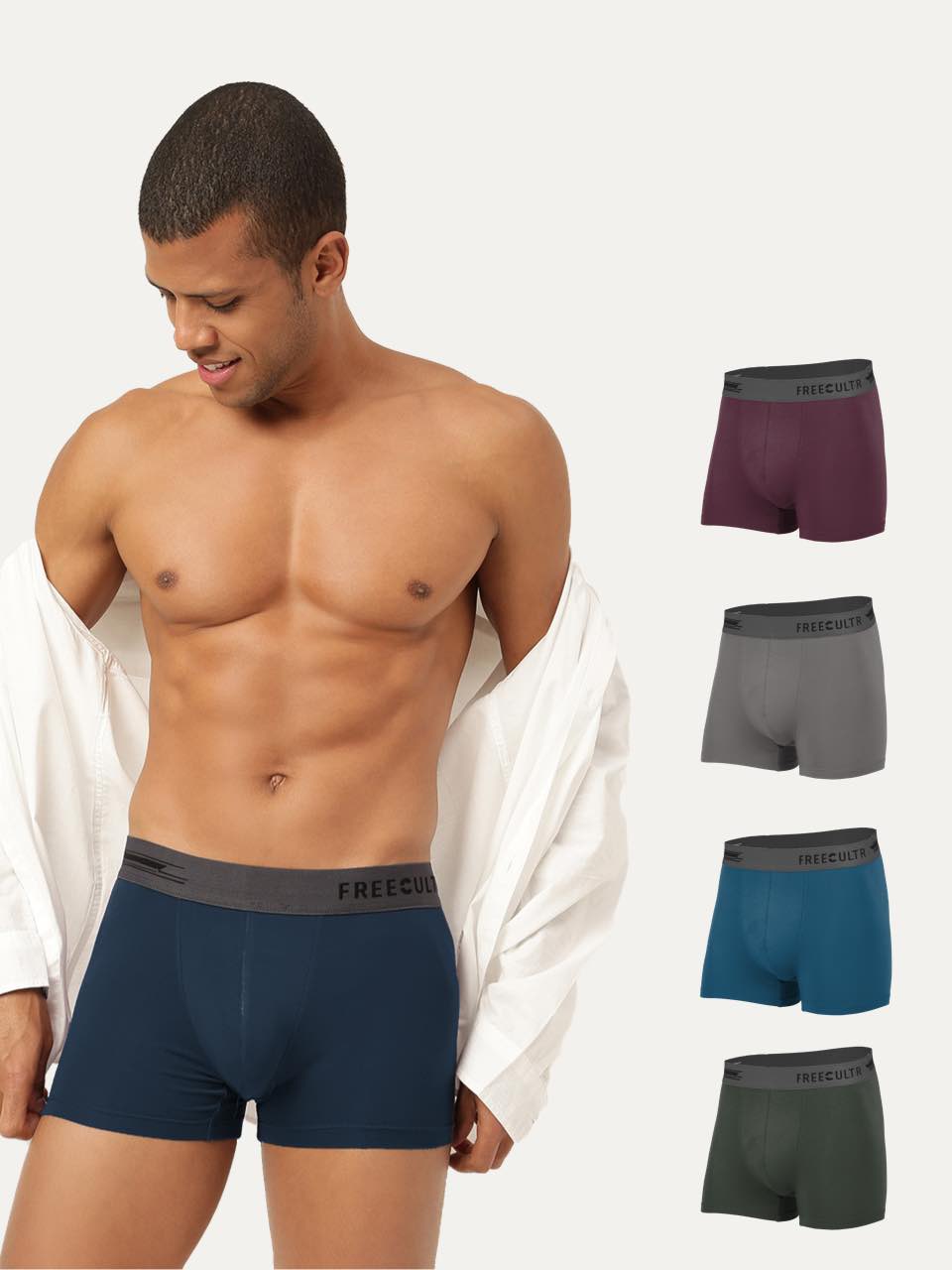 Men's Anti-Bacterial Micro Modal Trunk (Pack of 5)