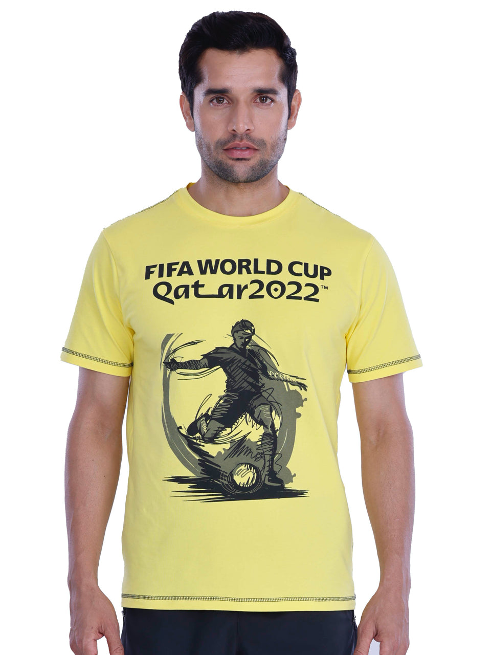 FIFA Printed BCI Stretch Cotton T-Shirt (Pack of 1)