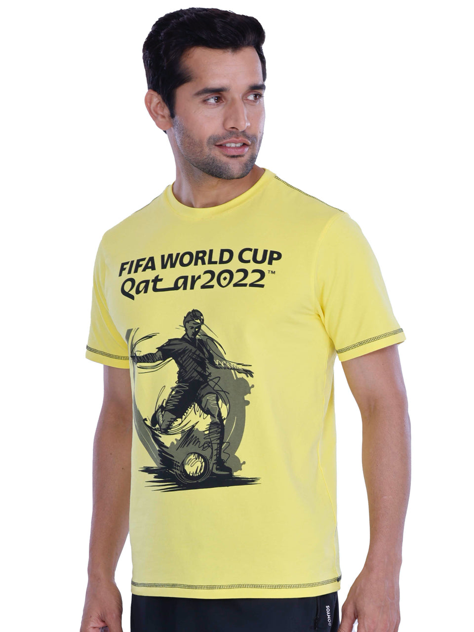 FIFA Printed BCI Stretch Cotton T-Shirt (Pack of 1)
