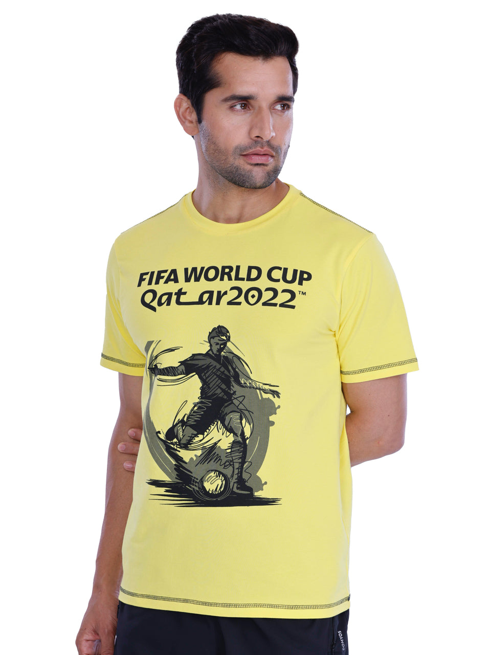 FIFA Printed BCI Stretch Cotton T-Shirt (Pack of 1)