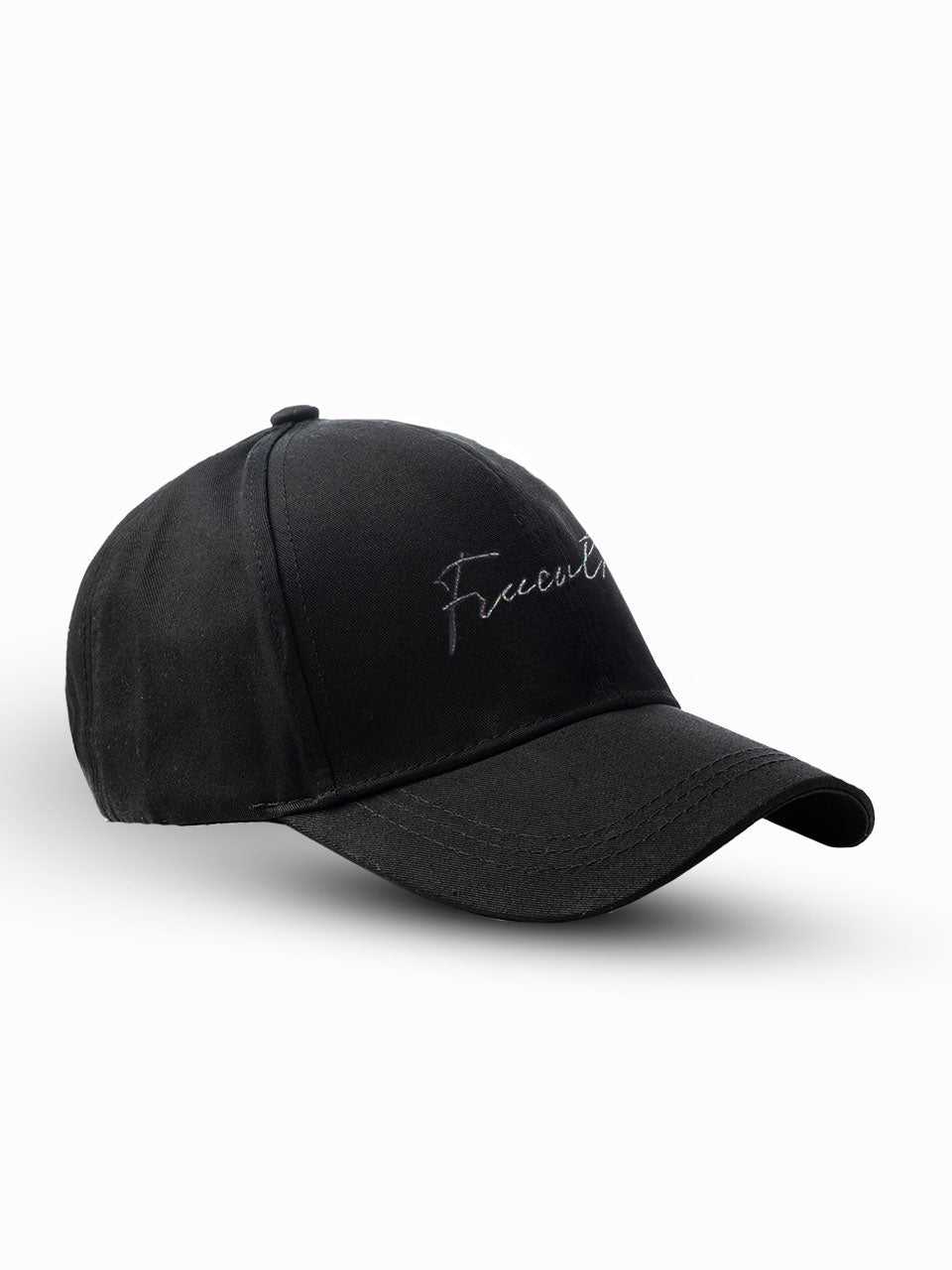 Unisex Baseball Cotton Twill Cap | Black