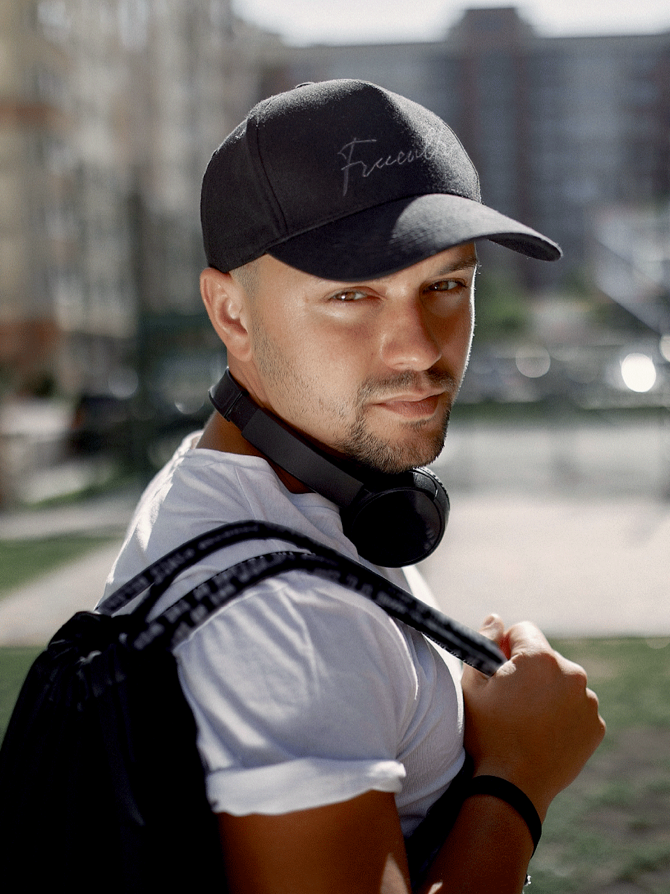 Unisex Baseball Cotton Twill Cap | Black