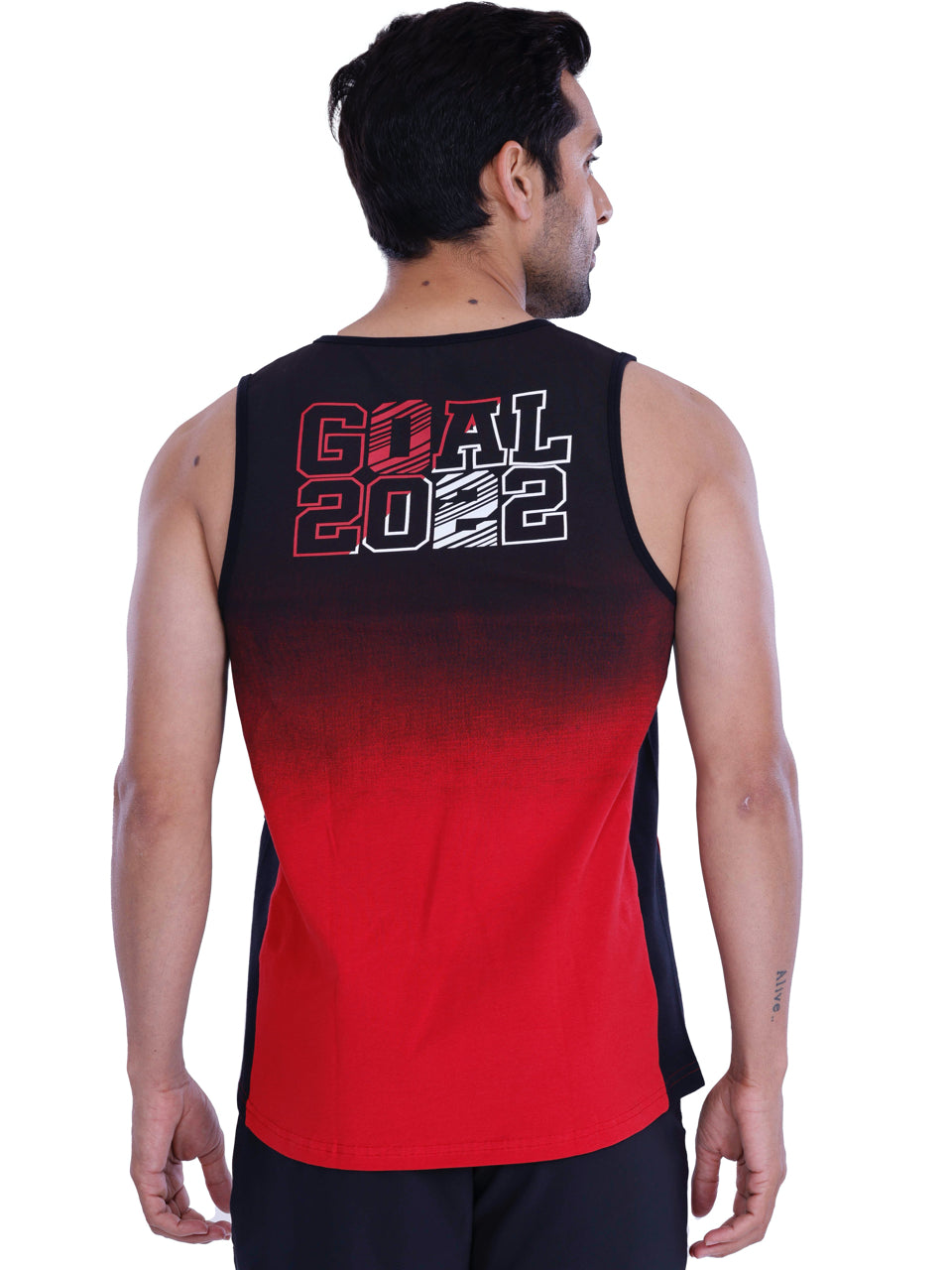 FIFA Printed BCI Stretch Cotton Active Vest (Pack of 1)