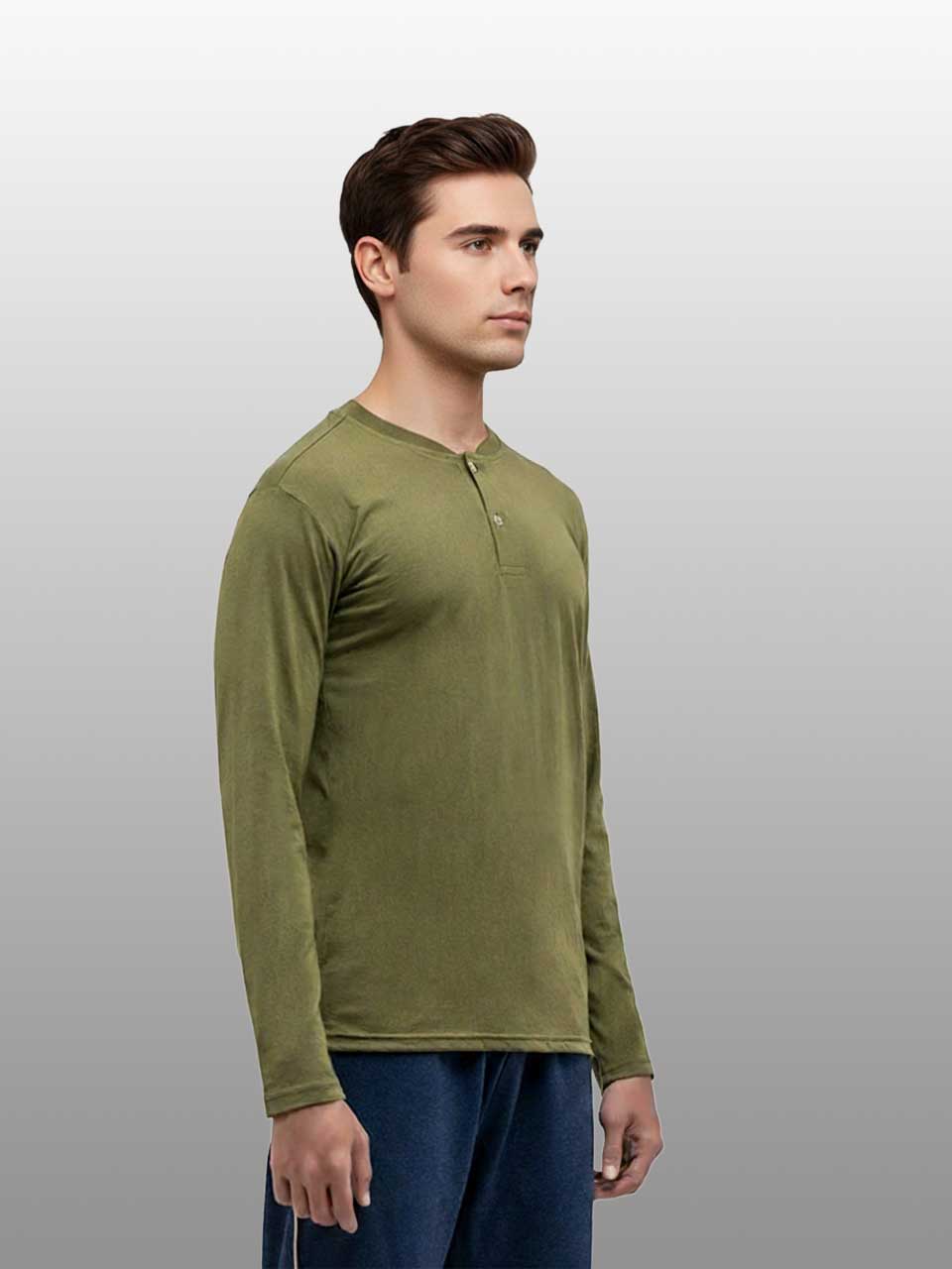 Men's Henley T-shirt Fullsleeve | Freecultr