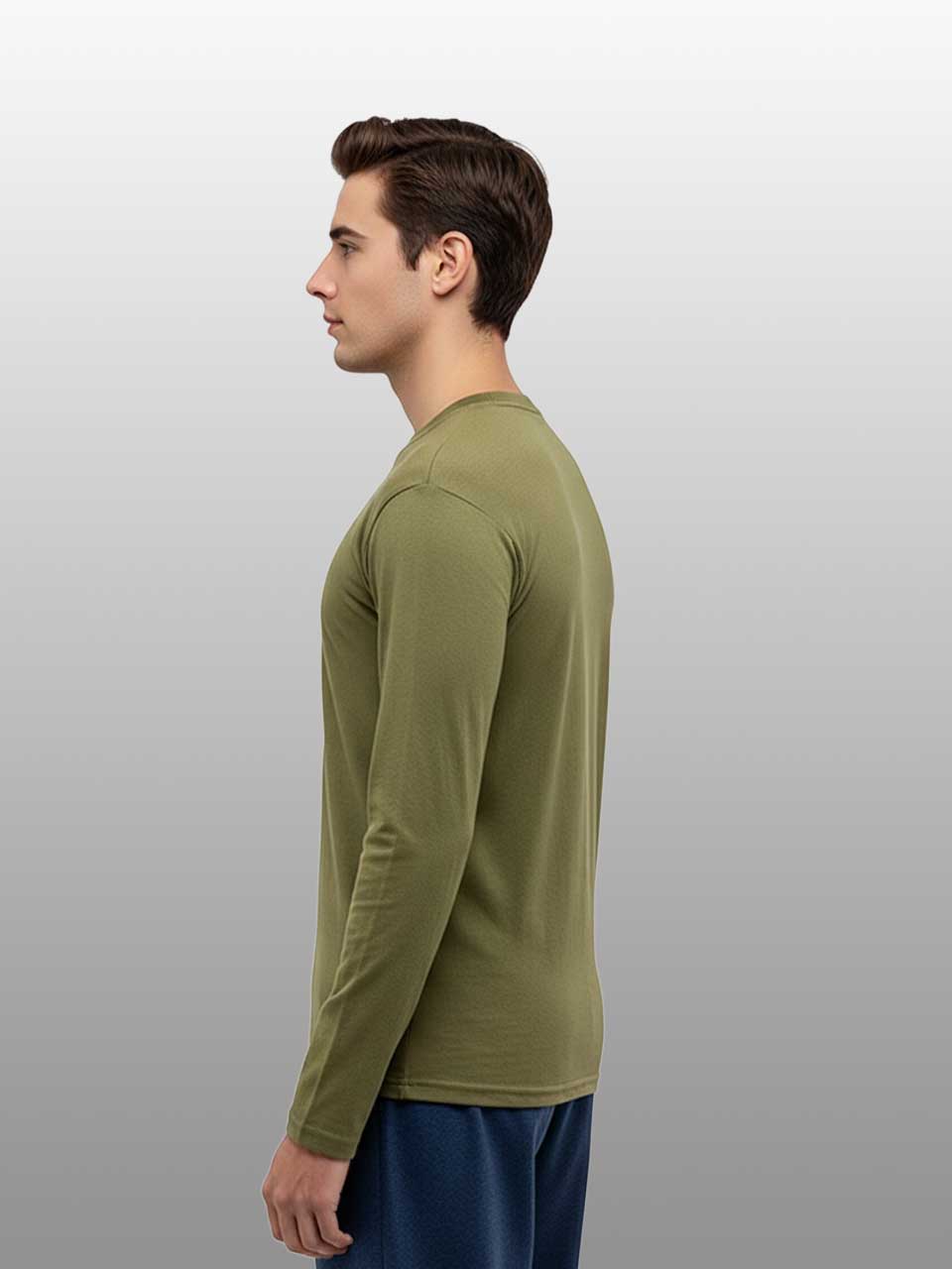 Men's Henley T-shirt Fullsleeve | Freecultr