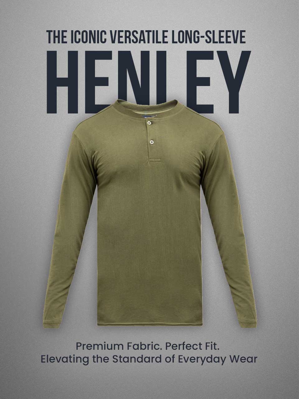 Men's Henley T-shirt Fullsleeve | Freecultr