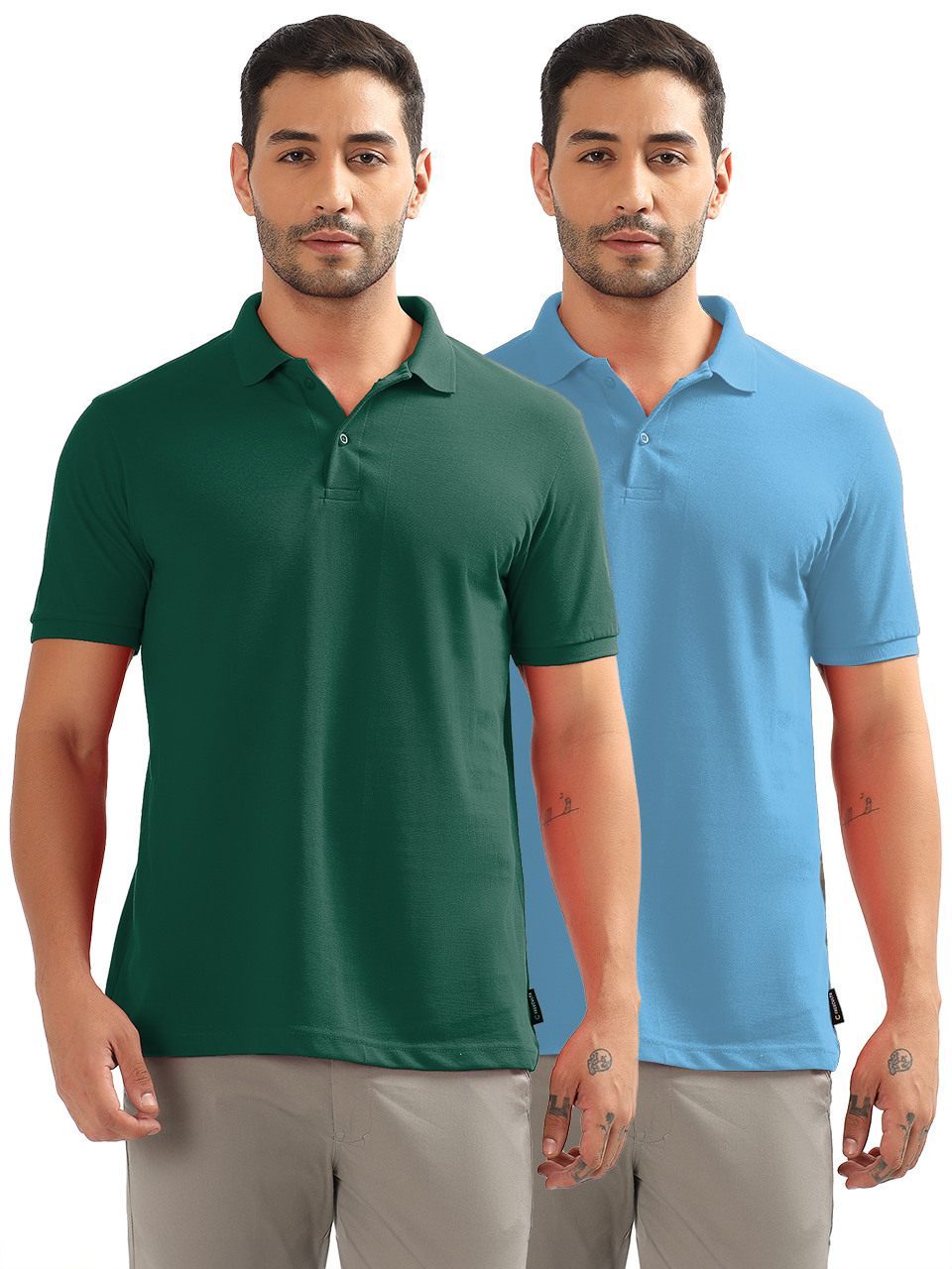 Organic Cotton Polo T-Shirt Pack of 2