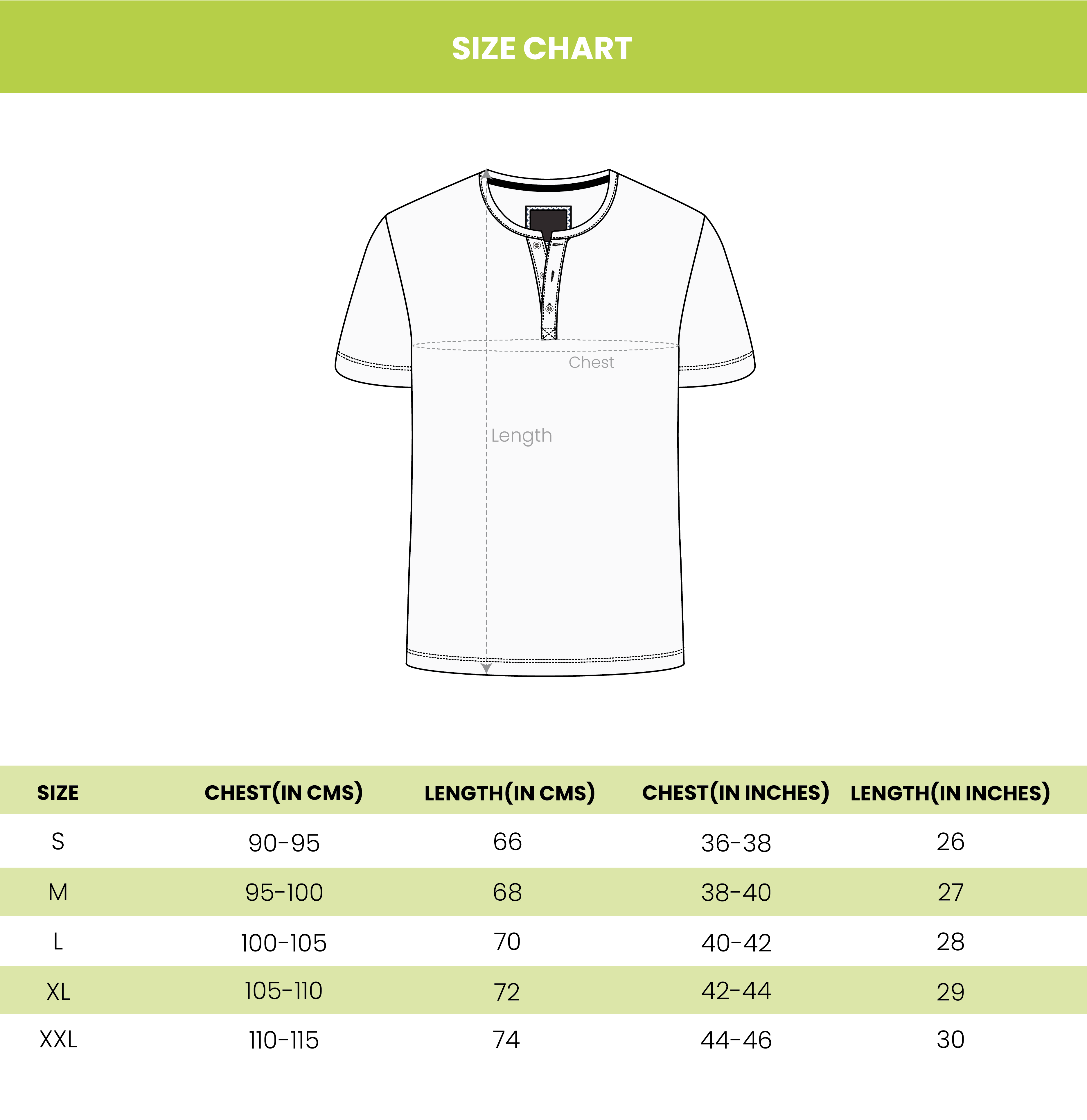 size chart image