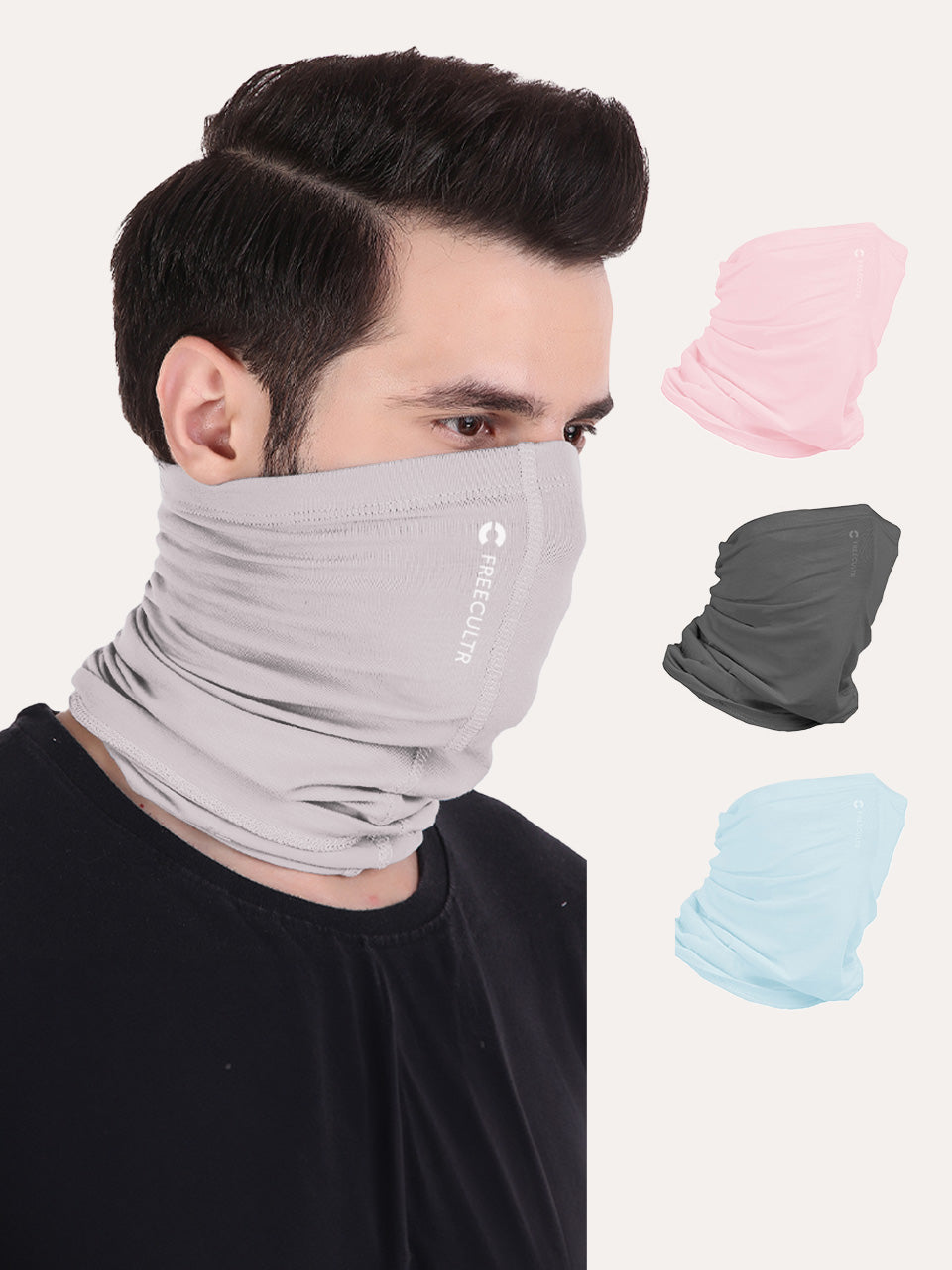 Unisex Organic Bandana Masks - Plain (Pack of 4)